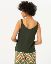 Afbeelding in Gallery-weergave laden, SURKANA Plain crepe tank top Khaki
