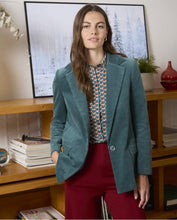 Afbeelding in Gallery-weergave laden, SURKANA Stretch shirt met vintage microprint Bottle Green
