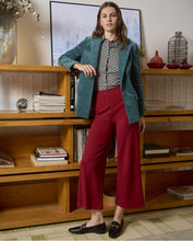 Afbeelding in Gallery-weergave laden, SURKANA Stretch shirt met vintage microprint Bottle Green

