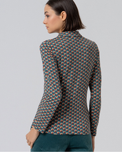 Afbeelding in Gallery-weergave laden, SURKANA Stretch shirt met vintage microprint Bottle Green
