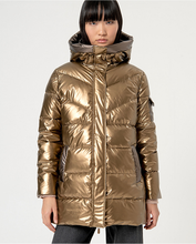 Afbeelding in Gallery-weergave laden, surkana Metallic quilted coat Copper
