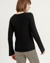 Afbeelding in Gallery-weergave laden, Surkana Raglan Sleeve Sweater Black 553ESCA231
