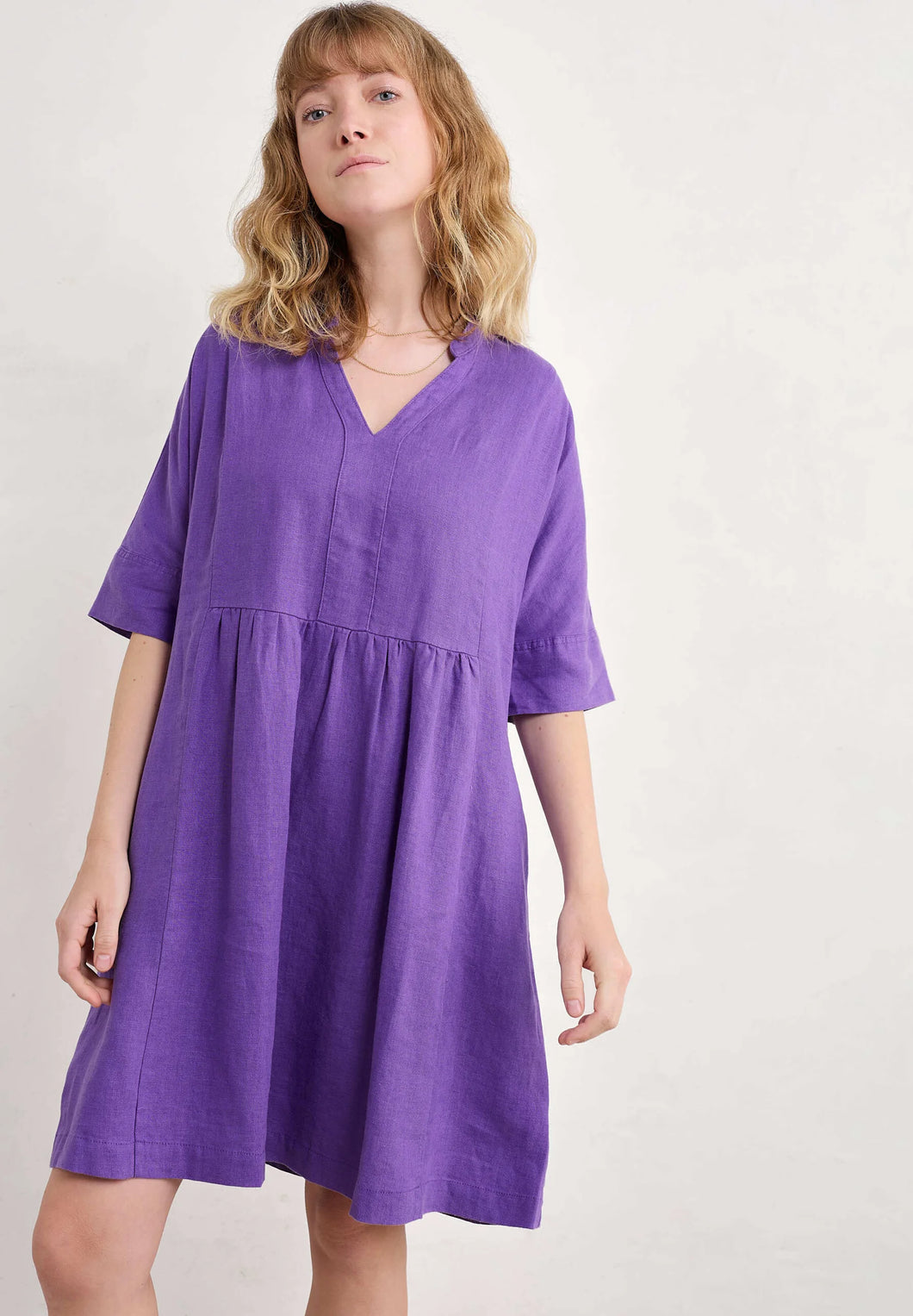Seasalt Cornwall DRAW KILN - Jurk - purple pansy