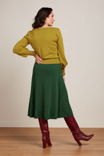 Afbeelding in Gallery-weergave laden, KING LOUIE Juno Midi Skirt Milano Crepe GREEN
