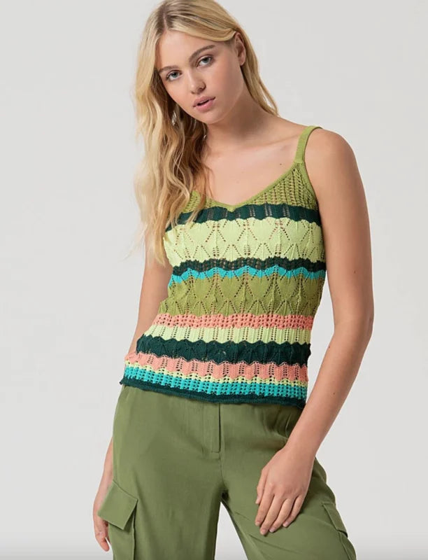 Surkana Crochet Strap Top