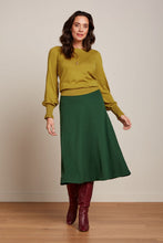 Afbeelding in Gallery-weergave laden, KING LOUIE Juno Midi Skirt Milano Crepe GREEN
