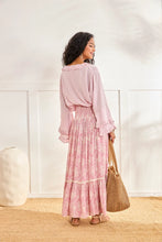Afbeelding in Gallery-weergave laden, NUD LONG FLORAL SKIRT - PINK
