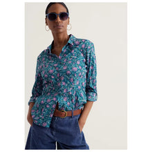 Afbeelding in Gallery-weergave laden, Seasalt blouse Larissa Pin Cushion Protea Storm
