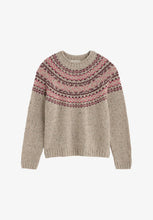 Afbeelding in Gallery-weergave laden, SEASALT CORNWALL PORT KINNIS JUMPER MERINO - Trui - pink - shingle bay dark rose mix
