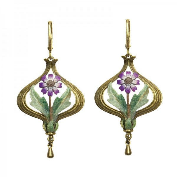 URBAN HIPPIES Arabella Earrings Purple