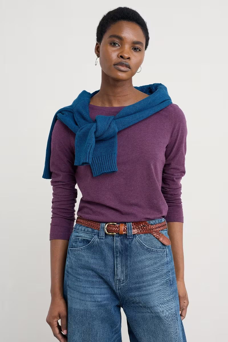 SEASALT Easel Long Sleeve Top in GOTS-Certified Organic Cotton Jersey