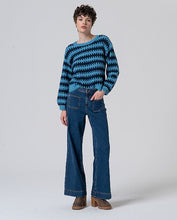 Afbeelding in Gallery-weergave laden, Surkana Wide Pants -Indigo 555LIJE524
