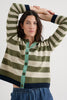 SEASALT Pinwell Striped Cardigan Made With Lambswool