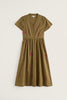 SEASALT  Fowen Embroidered Poplin Shirt-Style Dress