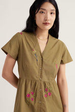 Afbeelding in Gallery-weergave laden, SEASALT  Fowen Embroidered Poplin Shirt-Style Dress
