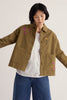 SEASALT Porth Embroidered Jacket in Organic Cotton Twill