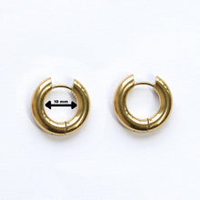 Afbeelding in Gallery-weergave laden, URBAN HIPPIES Basic hoops gold/small
