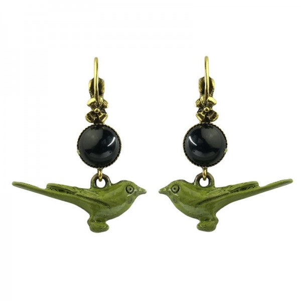 URBAN HIPPIES Birdie Olive Earrings GP