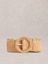 Afbeelding in Gallery-weergave laden, White Stuff Natural Raffia Belt
