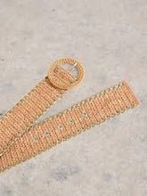 Afbeelding in Gallery-weergave laden, White Stuff Natural Raffia Belt

