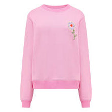 Afbeelding in Gallery-weergave laden, SUGARHILL Mindy Blouson Sleeve Sweatshirt - Pink, Heart Flower
