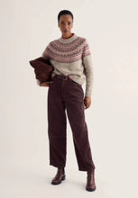 Afbeelding in Gallery-weergave laden, SEASALT CORNWALL PORT KINNIS JUMPER MERINO - Trui - pink - shingle bay dark rose mix
