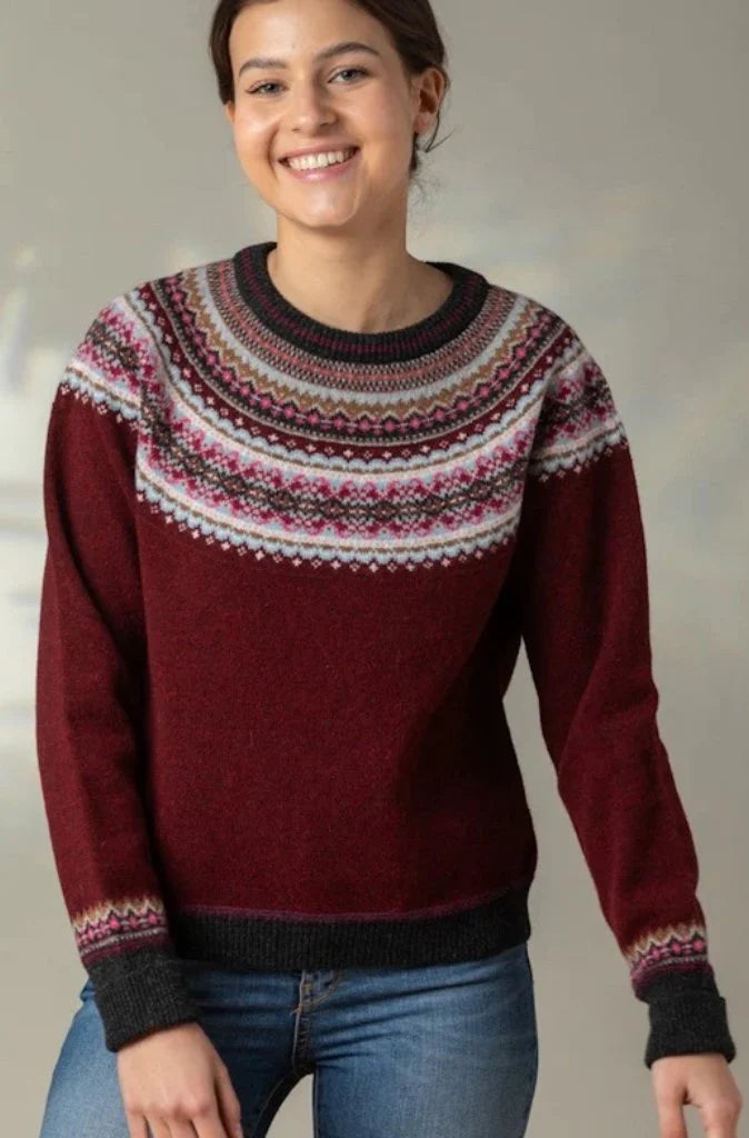 ERIBE Alpine Short Sweater in Potpourri - New Colour