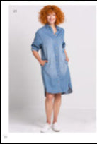 Afbeelding in Gallery-weergave laden, HEIDEKONIGIN KLEID TENCEL  LIGHT DENIM
