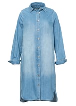 Afbeelding in Gallery-weergave laden, HEIDEKONIGIN KLEID TENCEL  LIGHT DENIM
