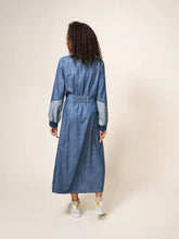 Afbeelding in Gallery-weergave laden, WHITE STUFF JASMINE DENIM MIDI DRESS
