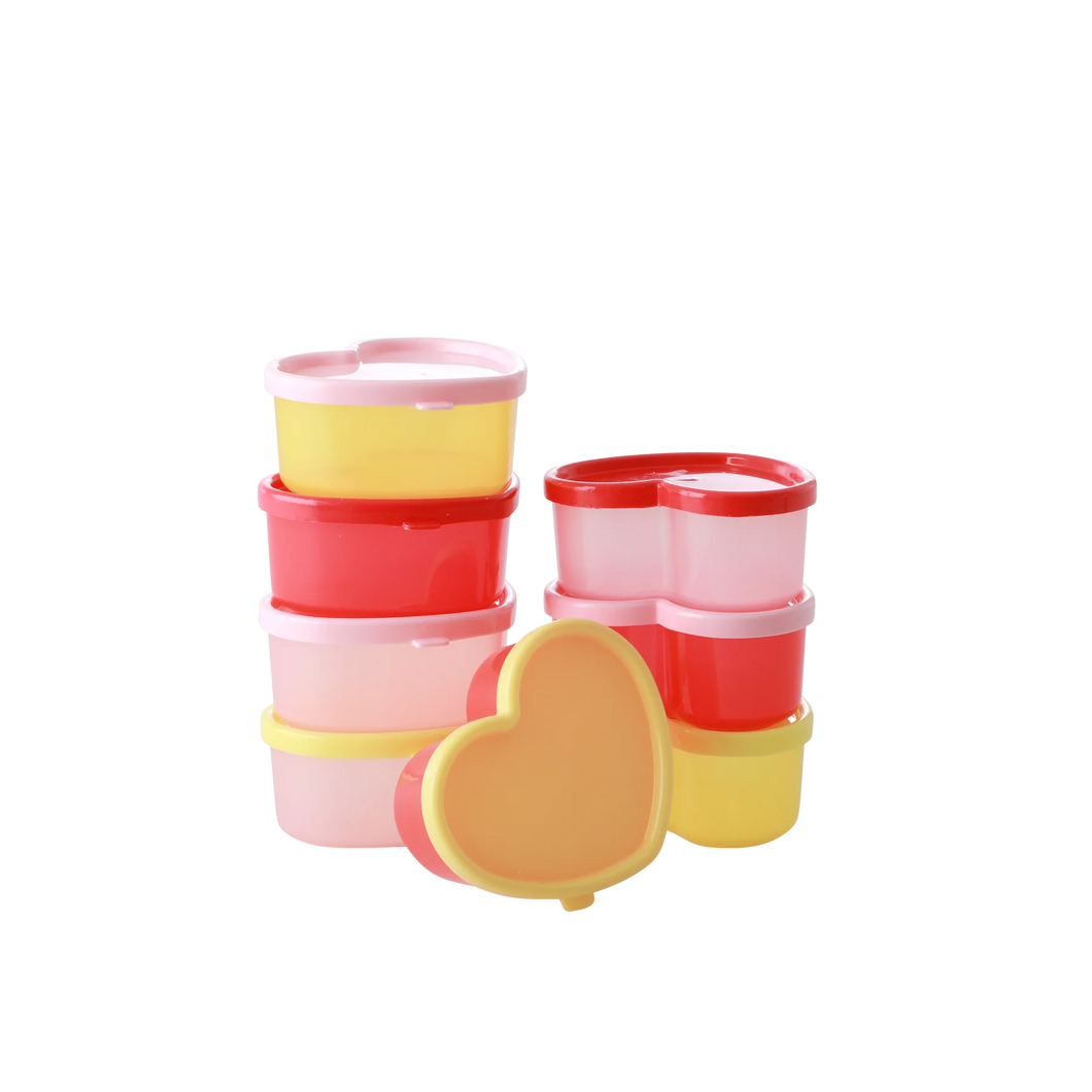 RICE Plastic Food Boxes - Soft Pink