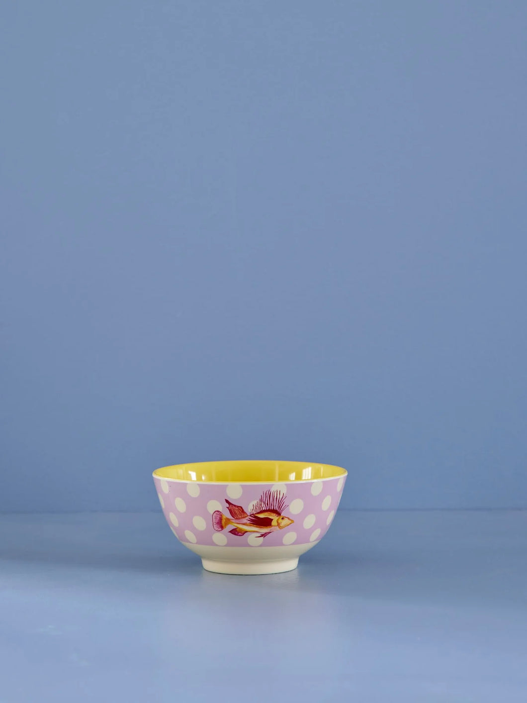 RICE Medium Melamine Kom - Lavendel - Fish