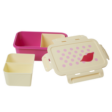 Afbeelding in Gallery-weergave laden, RICE PLASTIC LUNCHBOX - FUCHSIA - KISS PRINT
